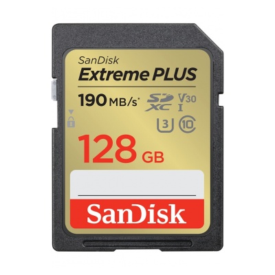 Sandisk Extreme PLUS 128GB SDXC 190MB/s