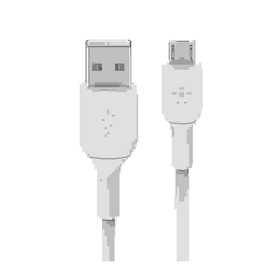Belkin Cable en pvc, USB-A vers Micro-USB, longueur 1m, blanc n°1