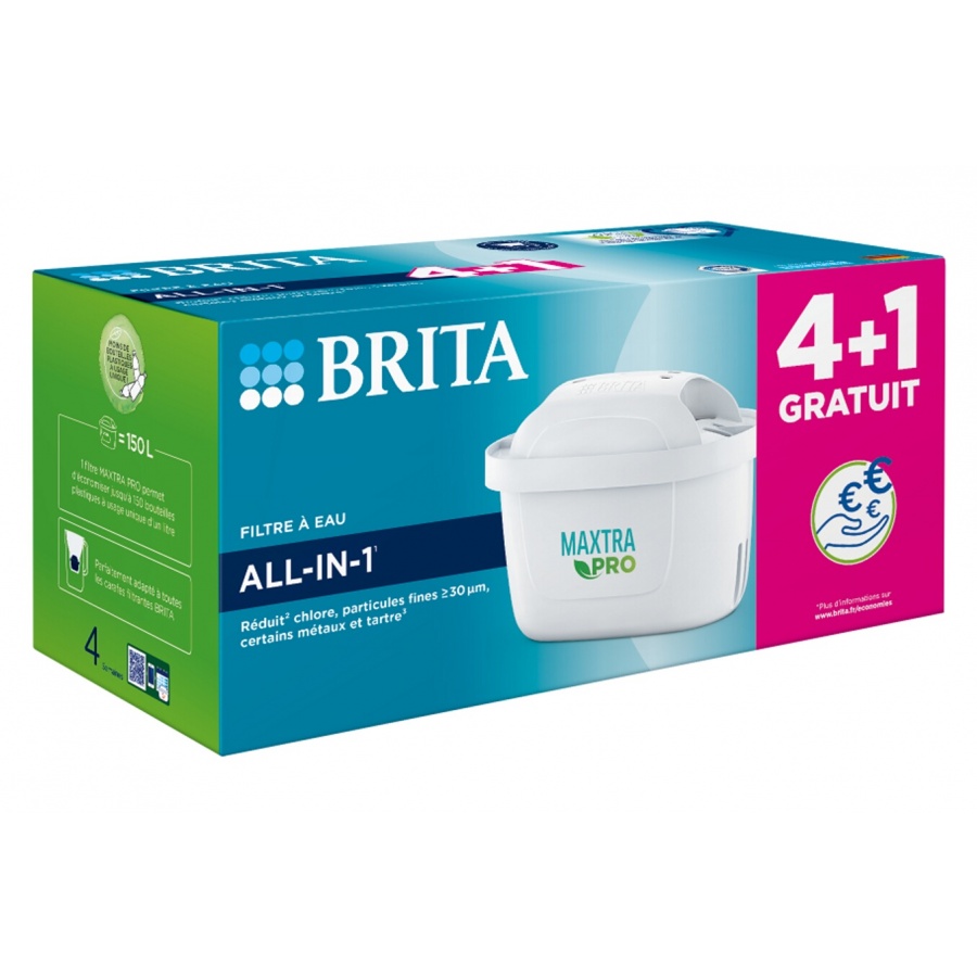 Brita BRITA Pack de 4+1 cartouches filtrantes MAXTRA PRO All-in-1 n°1