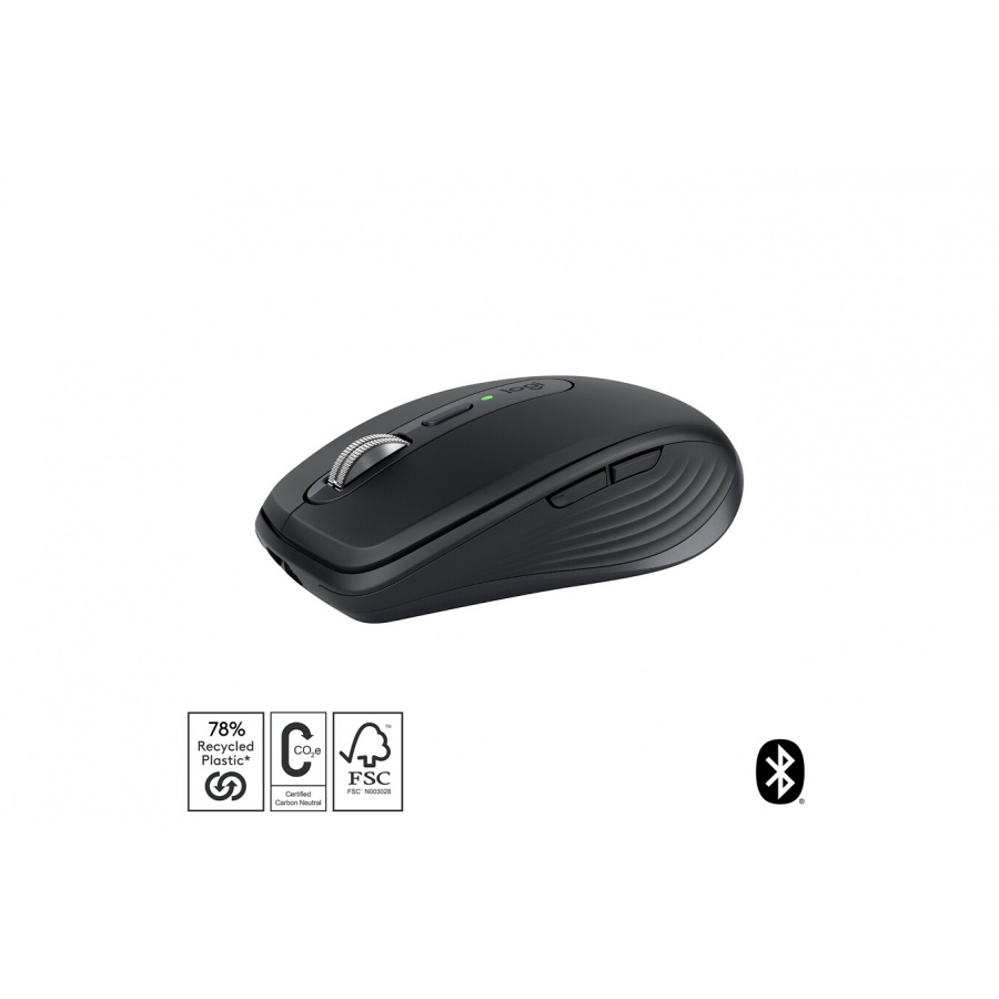 Logitech MX Anywhere 3S Souris Sans Fil Silencieuse, Compacte, Defilement Rapide, Suivi toute Surface en 8K DPI - Graphite n°1