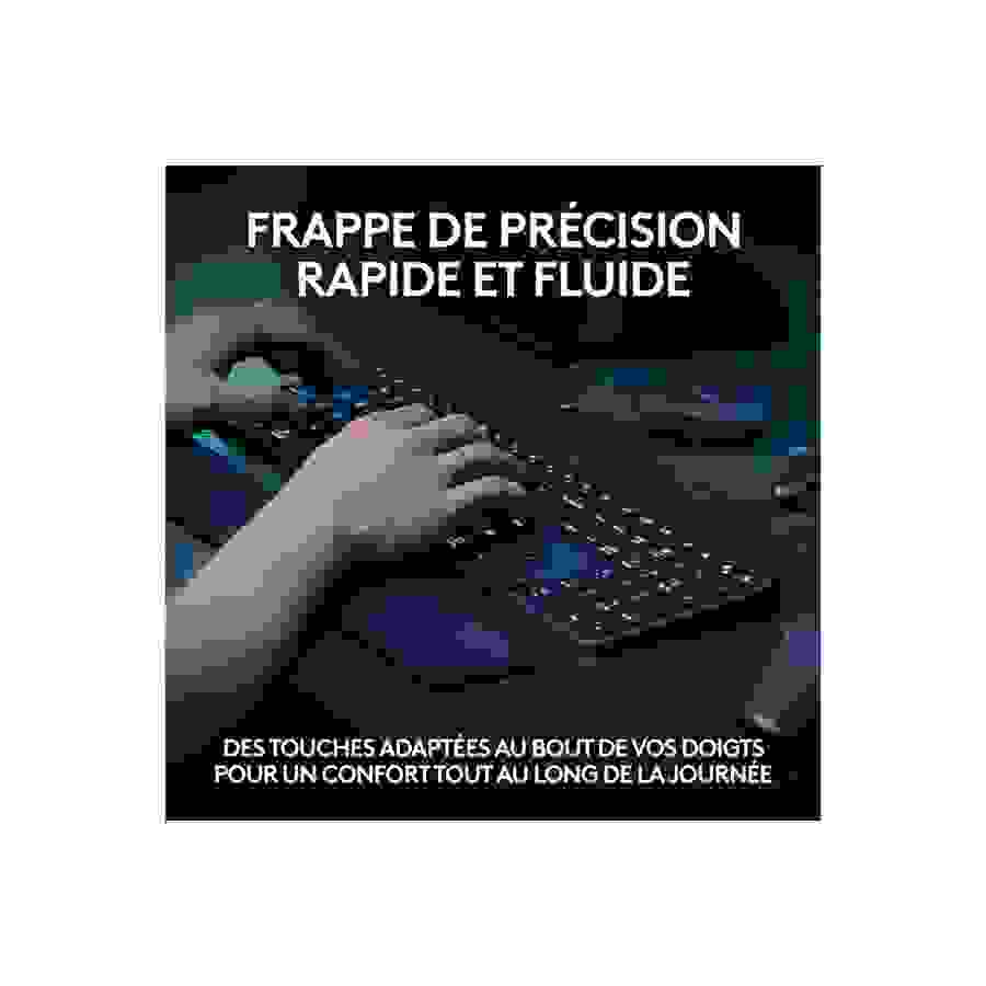 Logitech MX Keys S Plus - Clavier Sans Fil Performant avec Repose Poignet n°2