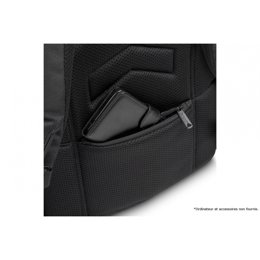 Sacoche PC portable Targus Sac à dos en nylon noir pour ordinateur
