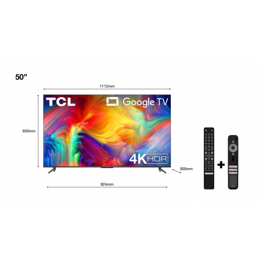 Tcl 50P735 50" 4K Ultra HD Smart TV GOOGLE Dolby Vision Atmos 2022 n°1