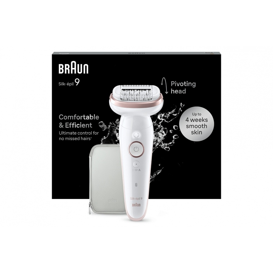 BRAUN SILK EPIL 9 SES9-000 BLANC-ROSE n°1