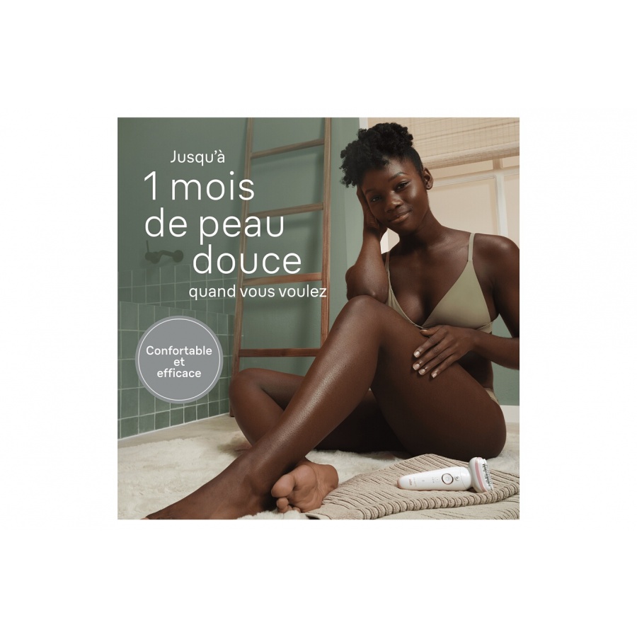 BRAUN SILK EPIL 9 SES9-000 BLANC-ROSE n°2