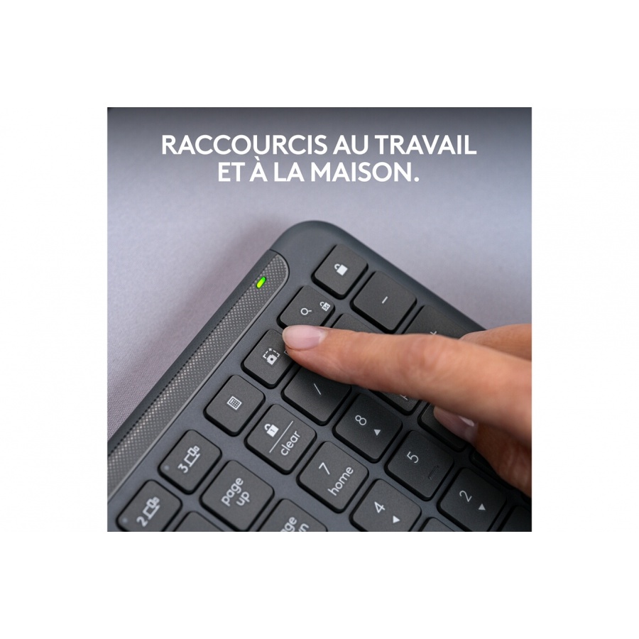 Logitech Signature Slim K950, sans fil- Graphite n°8