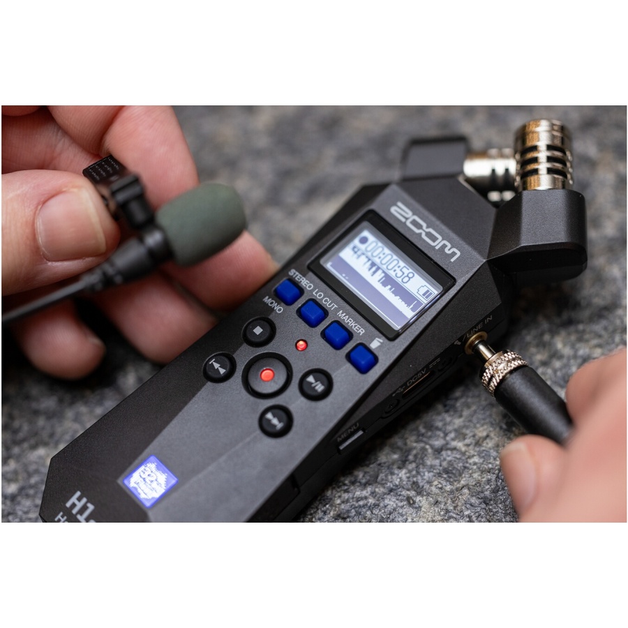 Zoom H1essential - Enregistreur 2 pistes 32 bits a virgule flottante - couple microphone X/Y - noir n°8