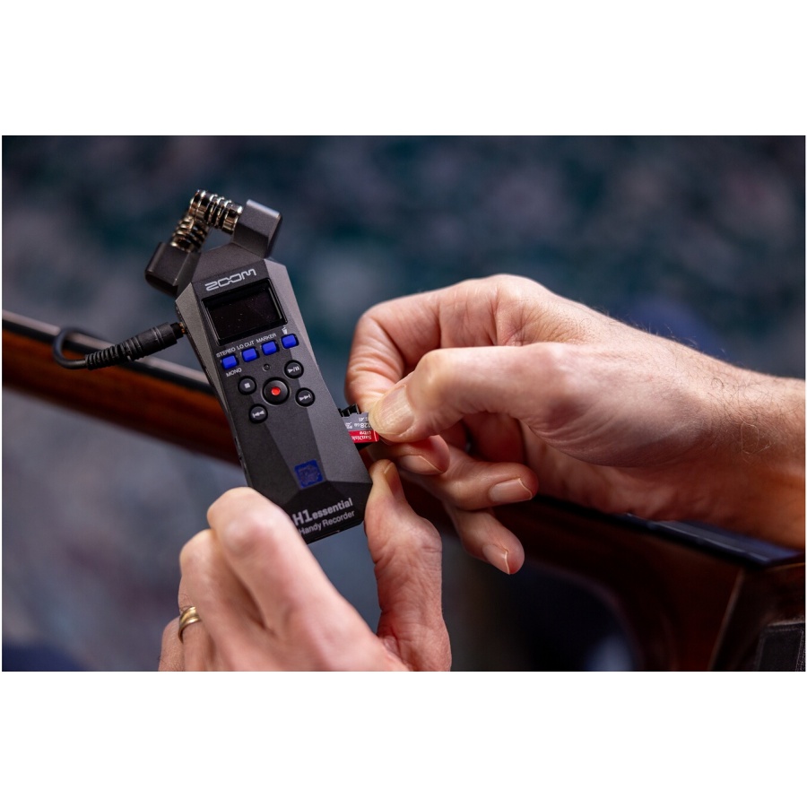 Zoom H1essential - Enregistreur 2 pistes 32 bits a virgule flottante - couple microphone X/Y - noir n°10