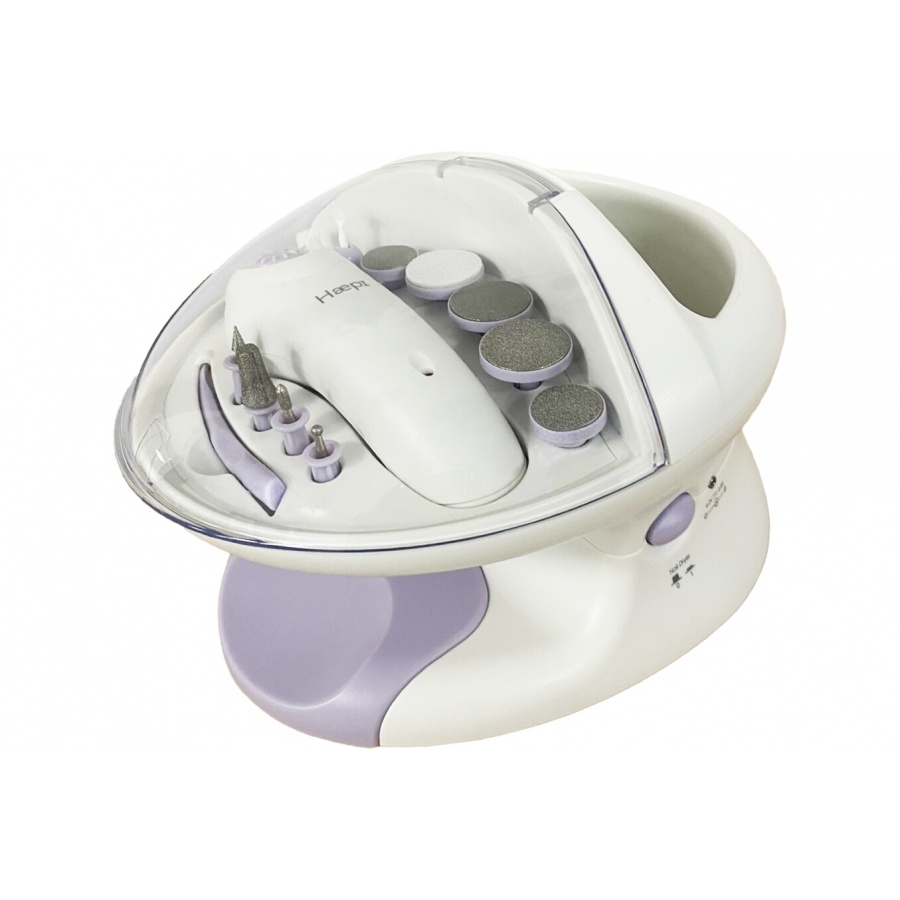 Haepi IRIS - manucure & pédicure Luxe - Set 3 en 1 : massage relaxant dans l'eau, set manucure, sèche ongles
