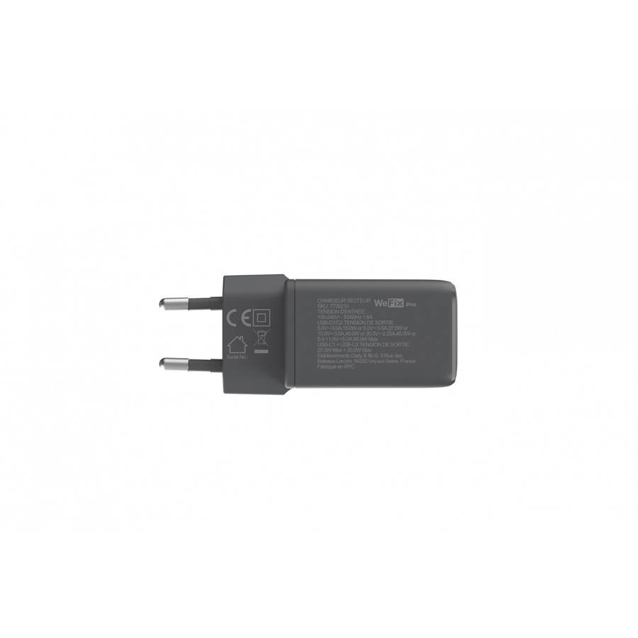 Wefix Pro CHARGEUR SECTEUR GaN 45W DOUBLE USB-C n°7