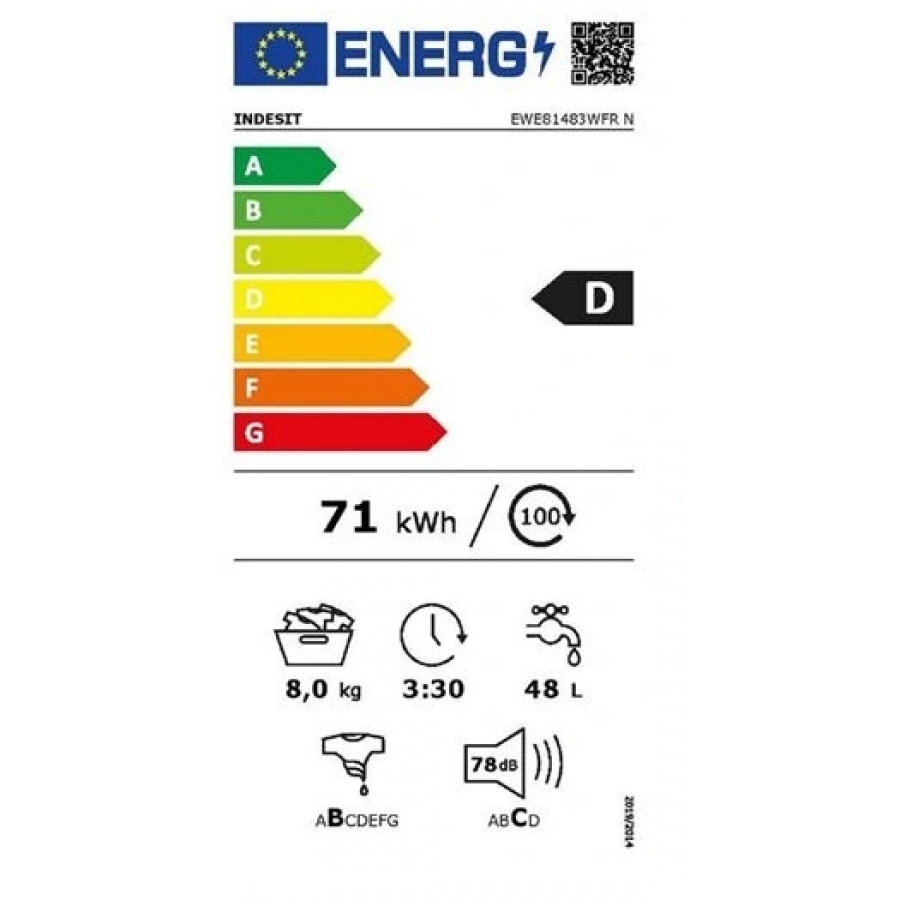 INDESIT EWE81483WFRN n°8