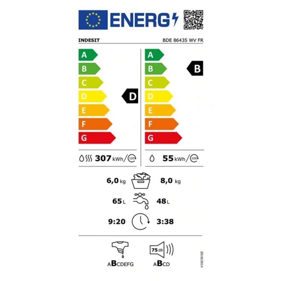 Indesit BDE86435WVFR n°8