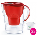 Brita Marella rouge 2 mois (inclus 2 cartouches filtrantes MAXTRA PRO All-in-1)