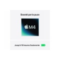 Apple Air 13'' 256 Go SSD 16 Go RAM Puce M4 CPU 10 cours GPU 8 cours Minuit
