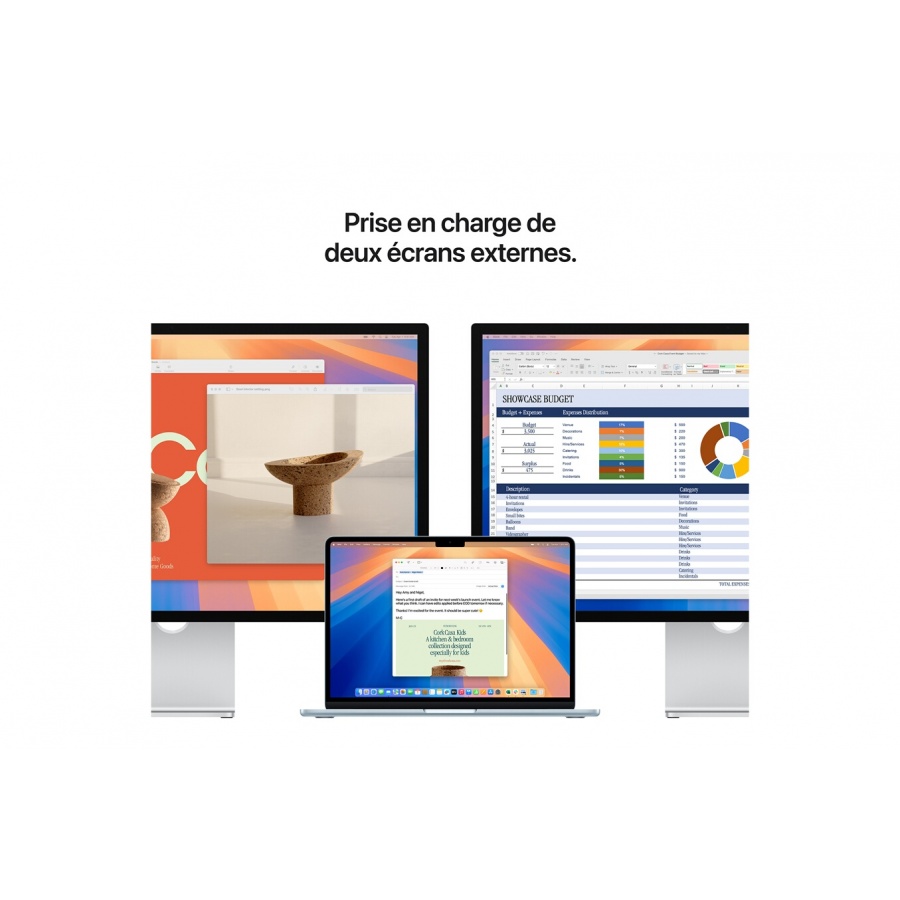 Apple Air 13'' 512 Go SSD 16 Go RAM Puce M4 CPU 10 cours GPU 10 cours Minuit n°9