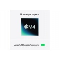 Apple Air 15'' 256 Go SSD 16 Go RAM Puce M4 CPU 10 cours GPU 10 cours Minuit