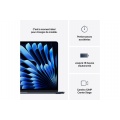 Apple Air 15'' 256 Go SSD 16 Go RAM Puce M4 CPU 10 cours GPU 10 cours Minuit