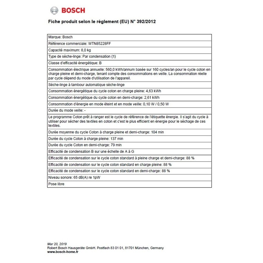Bosch WTN85228FF n°6