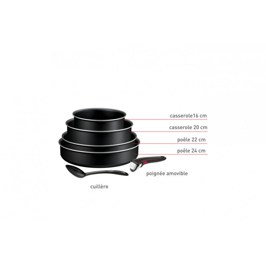 TEFAL SET 6P GENEROUS COOK L3129102 n°9