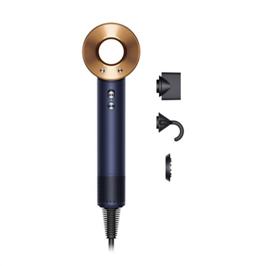 Dyson Supersonic cheveux raides à ondulés Bleu de Prusse Cuivre n°1
