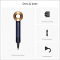 Dyson Supersonic cheveux raides à ondulés Bleu de Prusse Cuivre