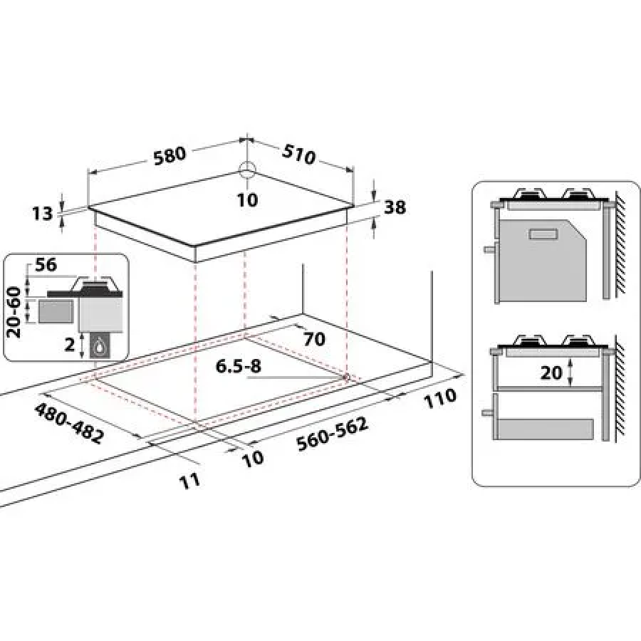 INDESIT THP642IXI n°6