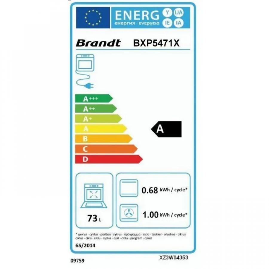 BRANDT BXP5471X n°3