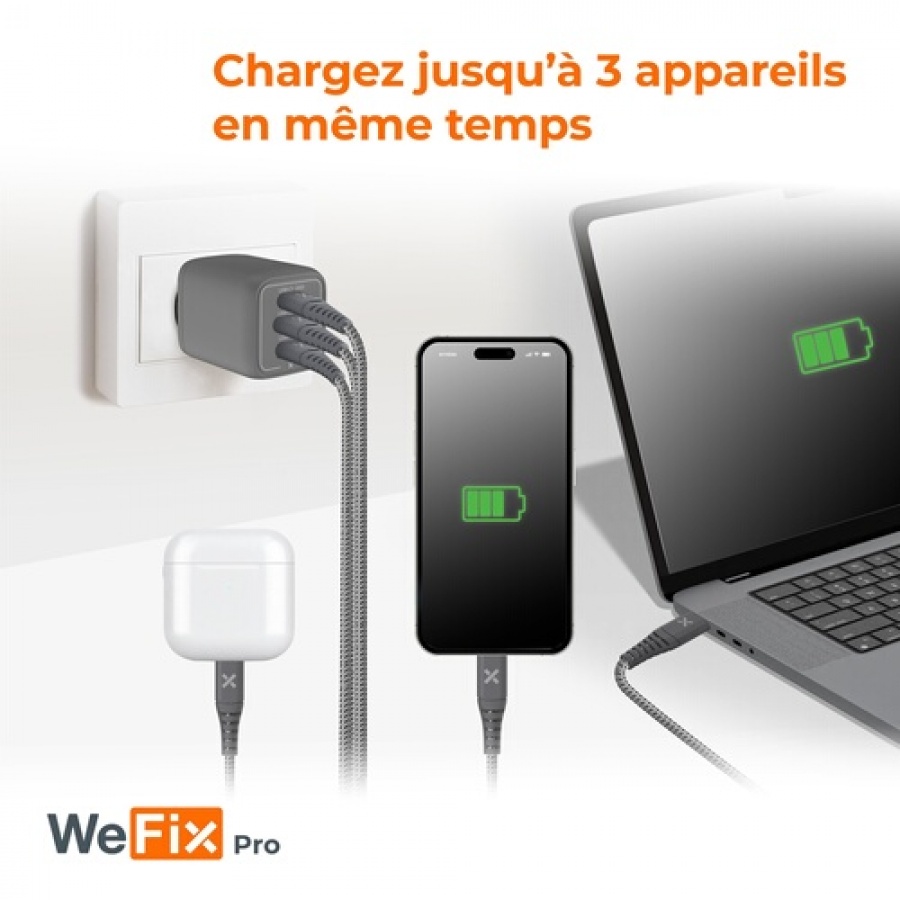 Wefix Pro CV 65W 2USB-C+USB-A n°4