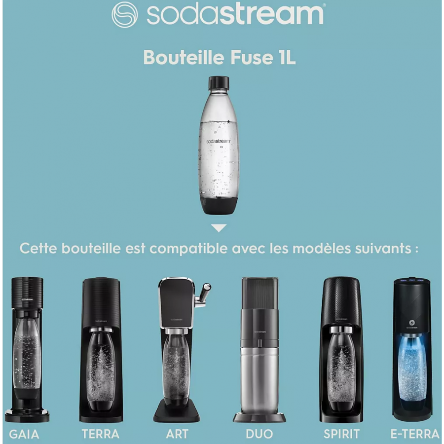 SODASTREAM PACK 2 BOUTEILLES FUSE 1L n°6