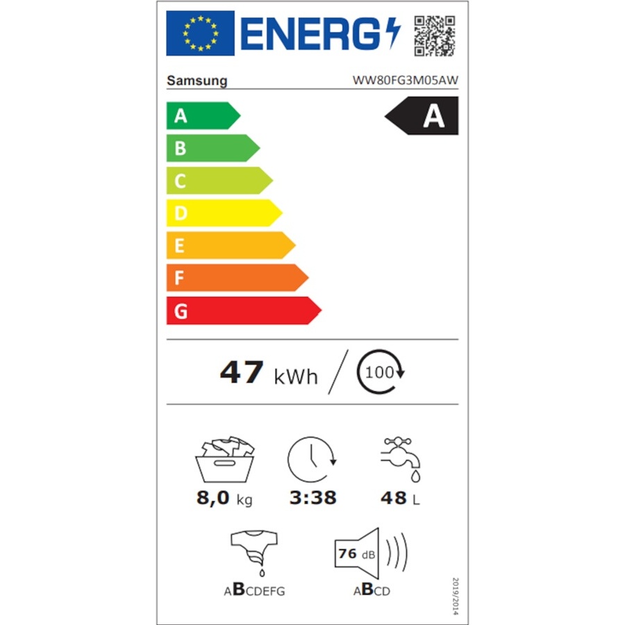 SAMSUNG WW80FG3M05AW n°8