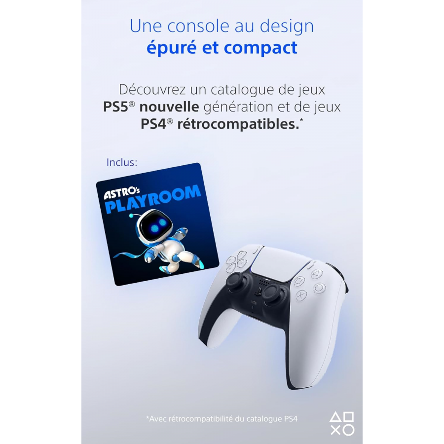 SONY PS5 SLIM EDITION DIGITAL BLANC n°5