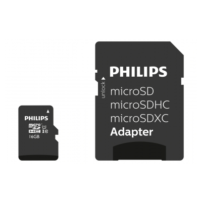 PHILIPS MSD SDHC UHS-I U1 16GB AVEC ADAPTATEUR SD