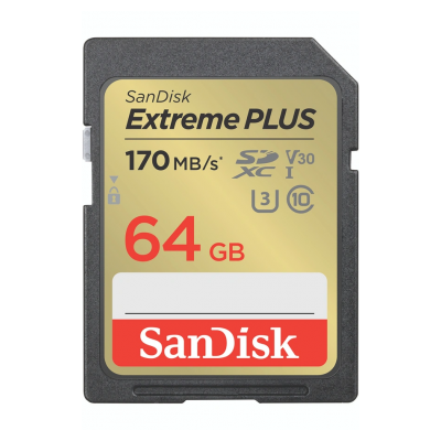 SANDISK EXTREME PLUS 64GB SDXC 170MB/s