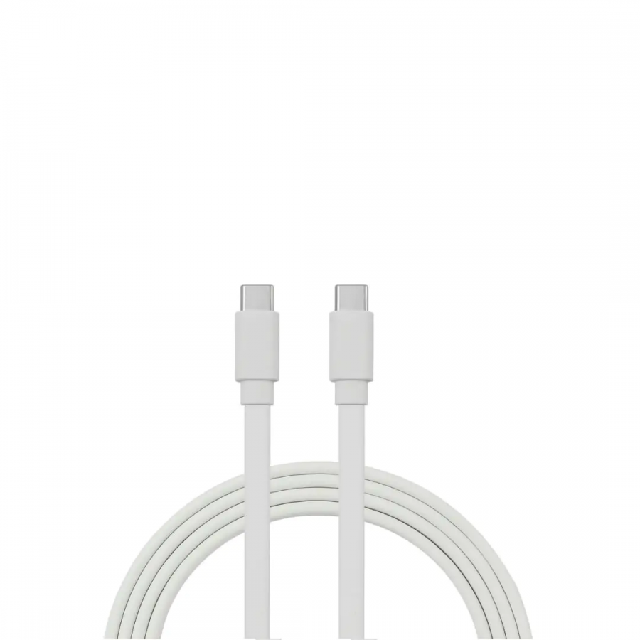 WE CABLE USBC PLAT 1M CHARGE 60W BLANC n°2