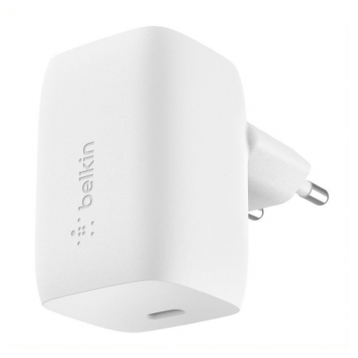 BELKIN CHARGEUR GaN USB-C 60 W BLANC