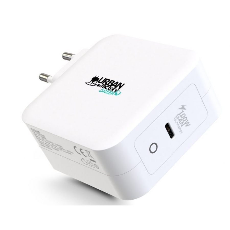 URBAN FACTORY CHARGEUR 100 W USB-C GAN ECO - FRIENDLY n°6