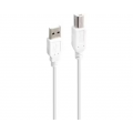ACCSUP CABLE IMPRIMANTE USB-A VERS USB-B 1,8M BLANC