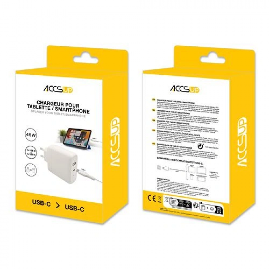 CHARGEUR SECTEUR + CABLE  USB-C 1M n°5