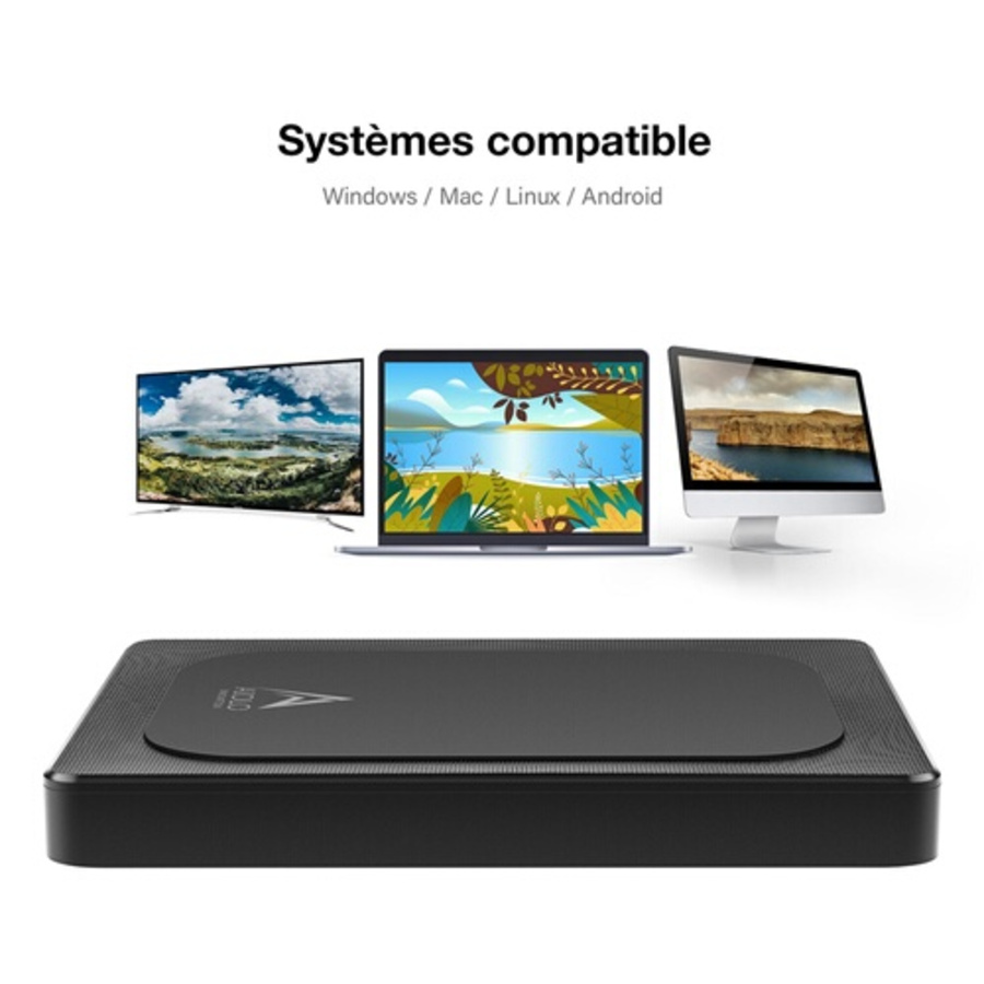 Aiolo Innovation AIOLO INNOVATION Disque dur externe A4 1To USB3.0 Noir n°4